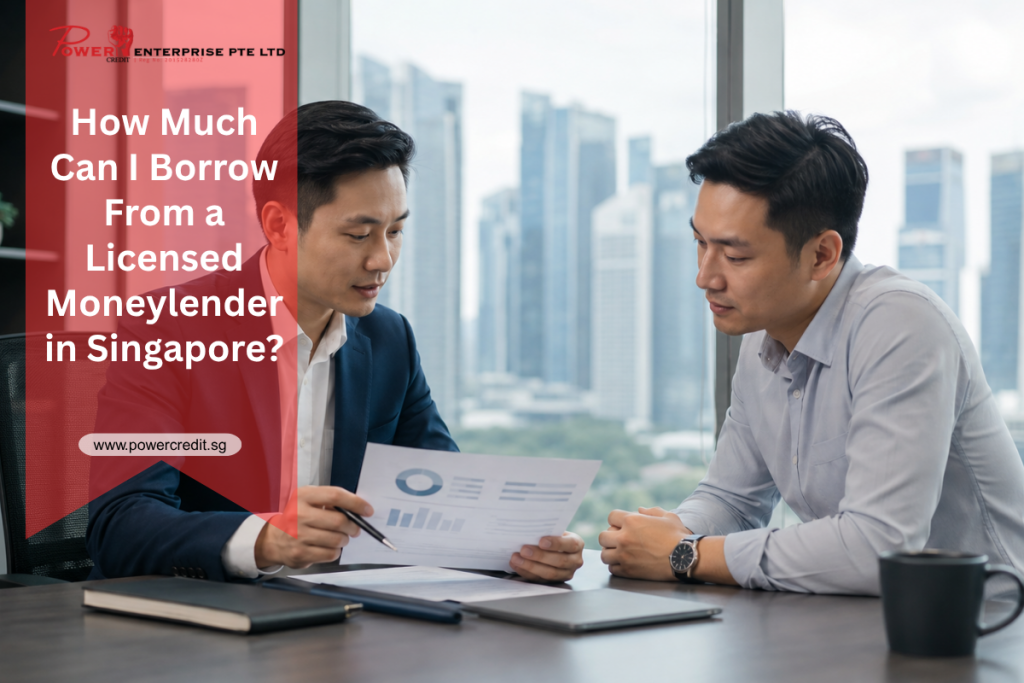 Licensed moneylender borrowing limits in Singapore based on income and residency status